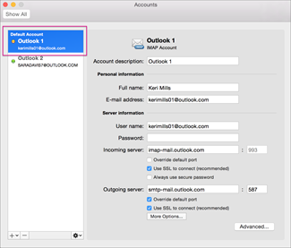 email alias microsoft outlook for mac